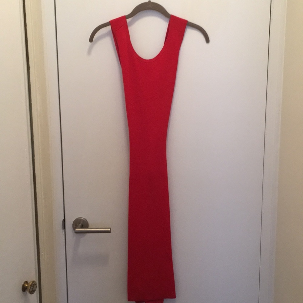 Theory. Fitted dress. Burnt Orange. Size Petite.